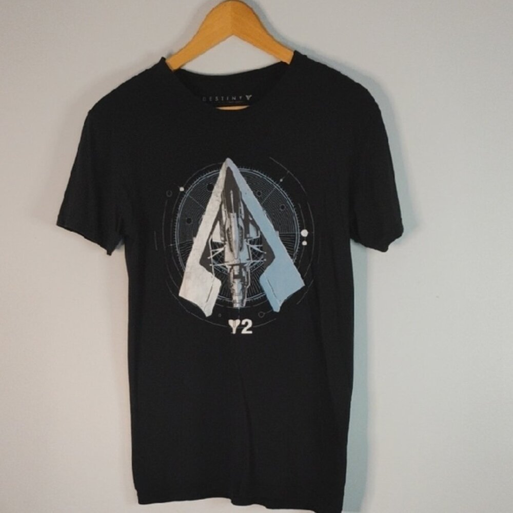 DESTINY Lootwear Black Men's Space 100% Cotton Graphic T-Shirt Size S Gaming